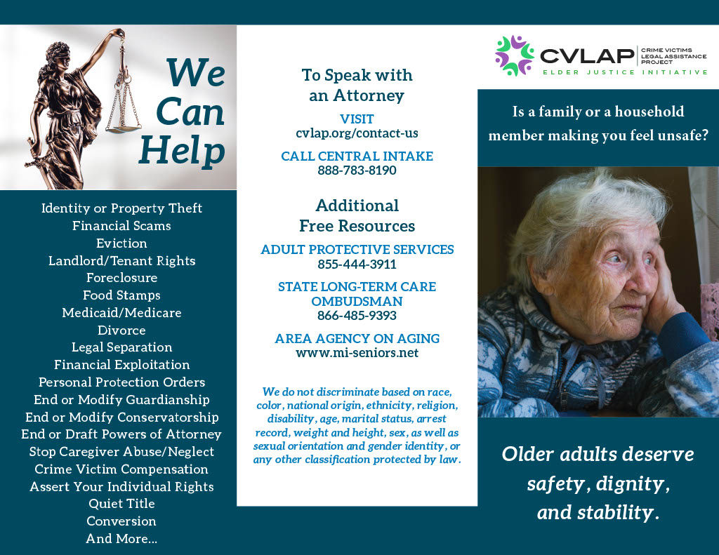 Elder Justice Initiative brochure cover image